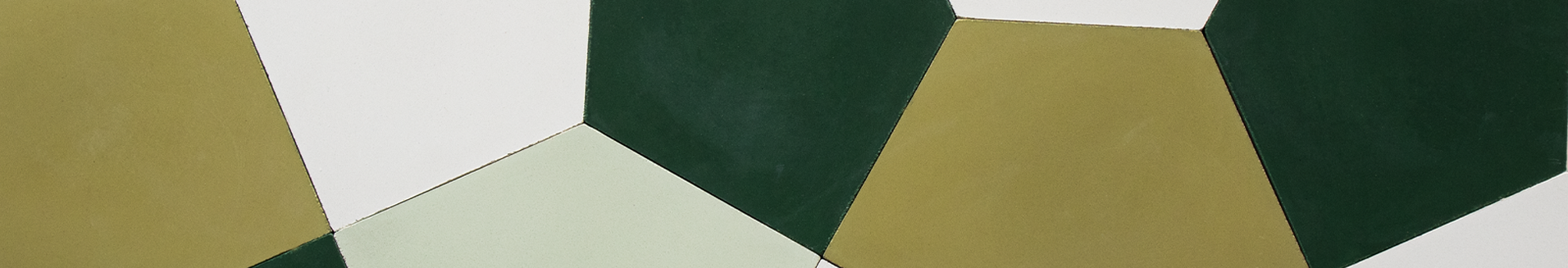 6-Green white cement tiles